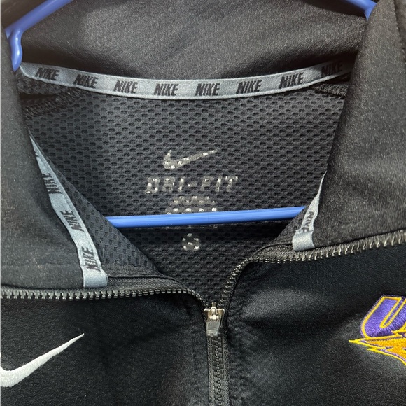 Nike Black Quarter-Zip Pullover with University of Northern Iowa (UNI) Logo - Picture 4 of 6